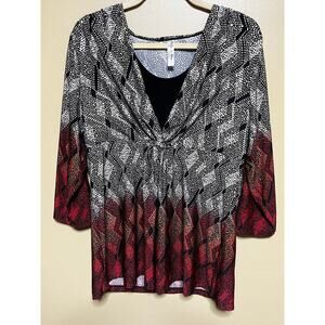 Perseption Women Size 1X Blouse